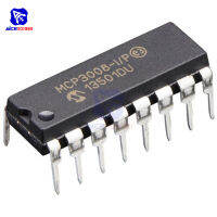 1ชิ้น IC ชิป MCP3008-I P MCP3008 8-Channel 10-Bit Ad แปลง SPI DIP16เดิมวงจรรวมสำหรับ Respberry Pi