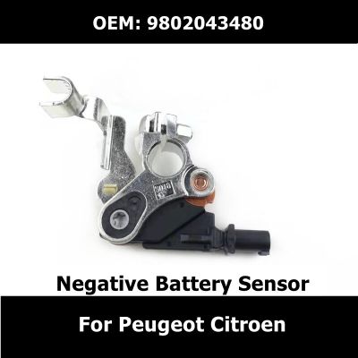 9802043480 Battery State Of Charge Box Assembly For Peugeot 2008 3008 408 508 RCZ For Citroen C4 Battery Negative Wire Sensor