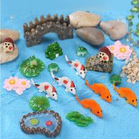 【YD】 Miniature Pond Frog Resin Landscaping Ornaments Crafts