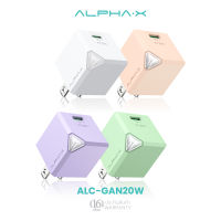 [สินค้าใหม่] ALPHA·X ALC-GAN20W หัวชาร์จเร็ว PD20W Adapter Fast Charge อแดปเตอร์ ชาร์จไว Quick Charger20W Fast Charging จ่ายไฟ PD20W รับประกันสินค้า 16 เดือน l GaN Charger 20W