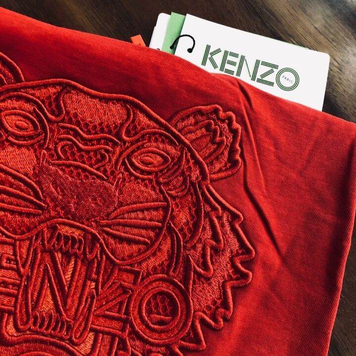 kenzo-ใหม่-k-takata-หัวเสือชายและหญิงเสื้อยืดลายปักสามมิติฤดูใบไม้ผลิและฤดูร้อนลูกไม้ผ้าฝ้ายบริสุทธิ์แขนสั้นแบรนด์แฟชั่นยุโรปและอเมริกา