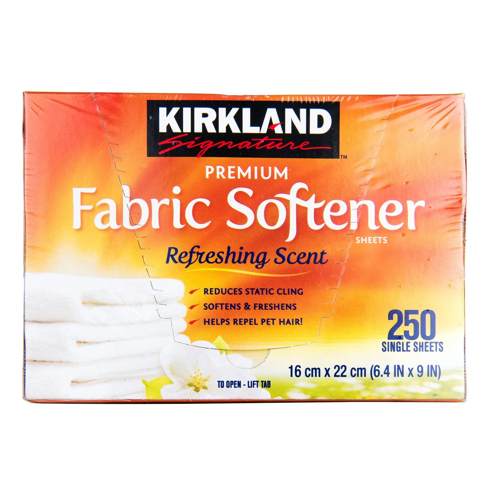 Kirkland Signature Fabric Softener Dryer Sheets Refreshing Scent (250 Sheets)  | Lazada PH