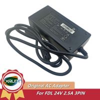 Genuine FDL1207A AC Adapter Charger For FDL Label Printer POS System 24V 2.5A 60W 6986618-5S Laptop Power Supply PRL0602U-24 New original warranty 3 years