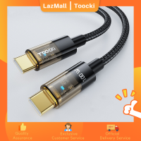 Toocki PD100W USB Type C ถึงสาย USB C 5A Fast Charger Cable สำหรับ Samsung Huawei Xiaomi MacBook iPad