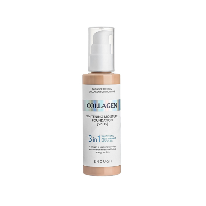 Enough Collagen Whitening Moisture Foundation SPF 15 | 3in1 - Whitening ...