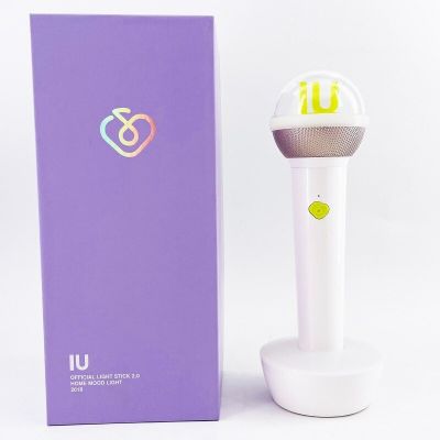 Kpop IU Light Stick 2.0 Lee Ji-Eun หลอดฟลูออเรสเซนต์รุ่นพิเศษคอนเสิร์ตโคมไฟ LED แฟนคอลเลกชัน Lightstick Night Light