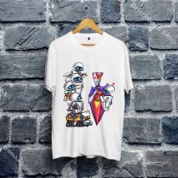 Pixar Cartoon WALL·E graphic cotton O-neck T-shirt for men