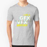 ฉันเป็นศิลปิน Gfx/vfx ดีไซน์สุดเท่เสื้อยืดอินเทรนด์นักออกแบบกราฟิกศิลปินเสื้อยืด3d แต่ง2d Vfx Gfx Gfx ภูมิใจ Cgi Cg พิเศษ