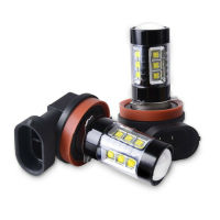 2ชิ้น H11 LED รถไฟตัดหมอกหลอดไฟ DRL 9005 H1 H8 H9 H16 880 881 8000พันสีขาวรถจักรยานยนต์ไฟหน้าไฟต่ำสูงโคมไฟ12โวลต์24โวลต์