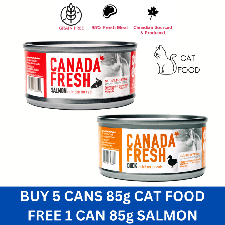 (PRICE PER CAN) BUY 5 TAKE 1 Canada Fresh Grain Free Canned Cat Food
