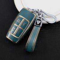 dvfggv 4 6 Button TPU Car Remote Key Fob Cover Case Holder Shell for Hyundai Genesis G80 GV70 GV80 2019 2020 2021 Keychain Accessories