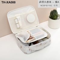 Han edition portable large capacity makeup box travel bag female students receive a case lovely hand wash gargle