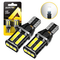 AUXITO 2ชิ้นหลอดไฟ Led Canbus T15 W16W ไม่มีข้อผิดพลาดรถยนต์ไฟสำรอง T16 W16W 921 912หลอดไฟ Led รถยนต์ถอยหลังโคมไฟ6000K สีขาว