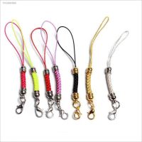 ❅❐❈ 20pcs/lot Mobile Phone Strap/Chain Braided Nylon Rope With Lobster Clasp Lariat Lanyard Cord DIY Jewelry Findings Z197