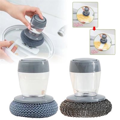 【hot】 Dispensing Adding PET Pot Cleaner Push-type Detergent Tools