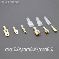 ℗ 100pcs/50pcs 2.8/4.8/6.3mm Spade Crimp Terminals Electrical Insulating Sleeve Wire Connector for 22-16 AWG 0.5mm2-1.5mm2