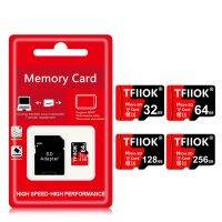 {Shirelle อุปกรณ์อิเล็กทรอนิกส์} TF การ์ดหน่วยความจำ Micro SD 256GB 128GB ไมโคร SD 64แฟลชไดรฟ์ Gab 32GB 16GB สำหรับสมาร์ทโฟนแท็บเล็ตกล้อง