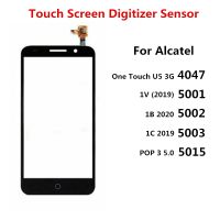 หน้าจอสัมผัสสำหรับ Alcatel U5 3G 4047 1V 5001 1B 5002 1C 5003 POP3 5015จอแสดงผล LCD เซ็นเซอร์ดิจิไทเซอร์แผงด้านหน้าออก