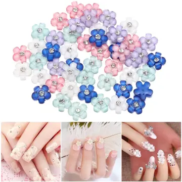 New 5Colors Nail Art Decorations Mixed Colorful Rhinestones For Nails Diy  Design Manicure Diamonds 3D Crystal Stones For Women