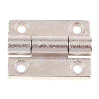 45 X 34mm 4 Countersunk Holes Adjustable Position Control Hinge Silver