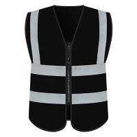 Custom Your Text Logo Outdoor Safety Cycling Wear High Visibility Security Reflective Vest Personalized Construction Traffic