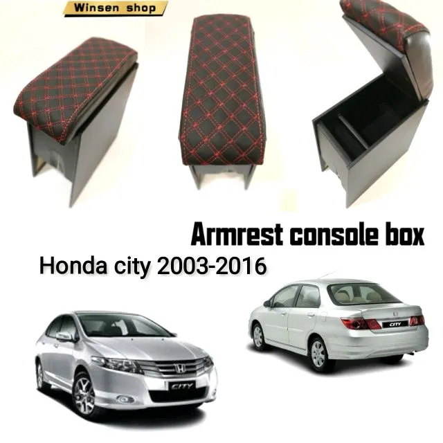 Malaysia Original Stock Honda city 20032016 armrest console box Lazada