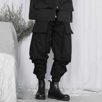 Mens new casual pants Fashion trend brand versatile loose casual oversize cargo Haren pants