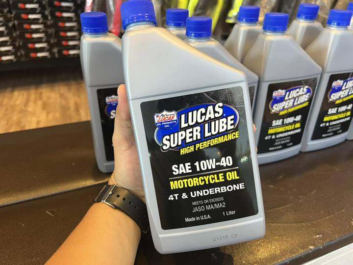 LUCAS OIL Super Lube High Performance / Synthetic Blend 10W-40 ...