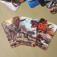 16pcs/Set Dinosaur Cognition Card Game Battle Carte Gifts Trading Kids Anime Book Learning Album Cards Toys