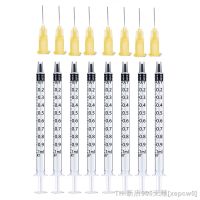 hot【DT】﹍◙  1ml Syringes   30G 13MM Injection Needles Pointed Disposable Needle