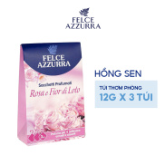 Túi thơm treo tủ quần áo hương nước hoa Ý Felce Azzurra mùi hương dịu nhẹ