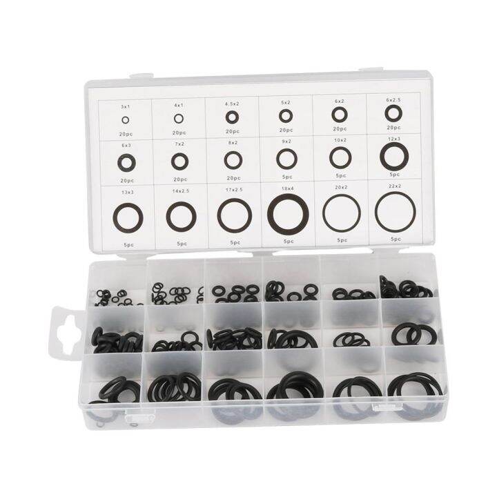 225pcs-rubber-o-ring-oil-resistance-o-ring-washer-seals-watertightness-assortment-different-size-with-plactic-box-kit-set