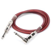 【1.5m/3m/5m/10m】6.35mm Jack To 6.35mm 1/4 Microphone Cable cord angle head Audio Aux