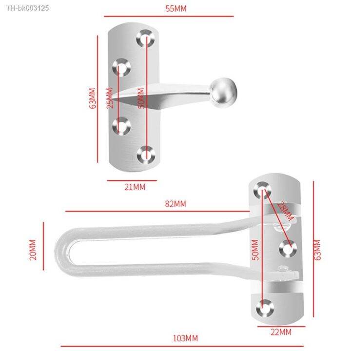 zinc-alloy-anti-theft-buckle-door-guard-restrictor-security-catch-strong-heavy-duty-safety-lock-chain-home-insurance-door-bolt