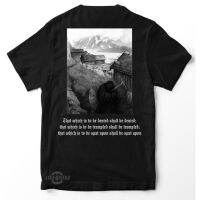 เสื้อยืด พิมพ์ลาย burzum 4 HVIS LYSET TAR OSS พรีเมี่ยม สีดําเข้ม สไตล์นอร์เวย์