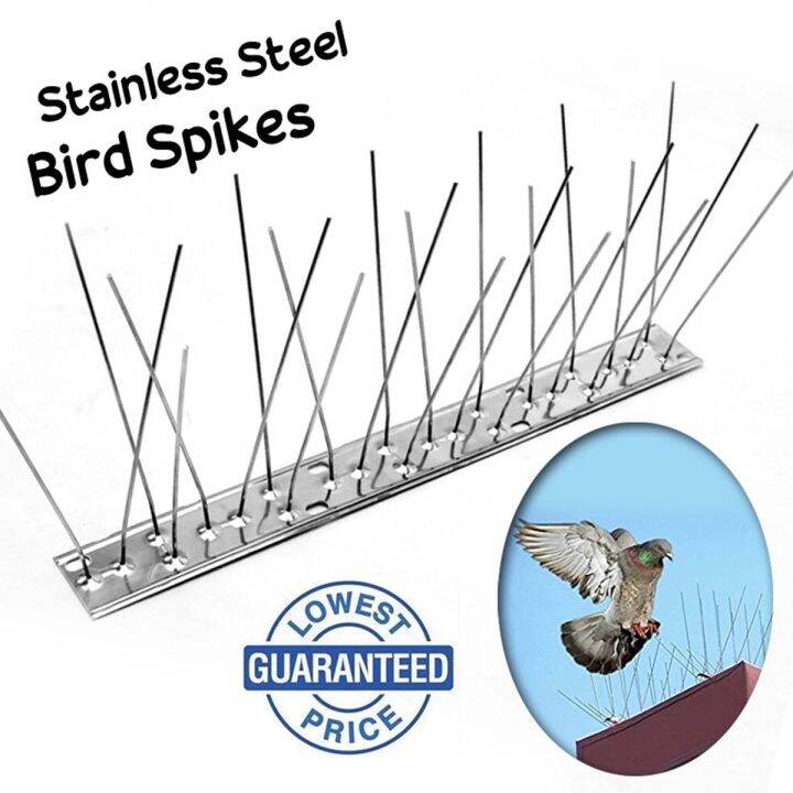 25x10CM Bird Repellent Spikes Stainless Steel For Repellent Cat Dog
