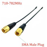 1Pcs SMA Male Plug Antenna Connector SMA 710-782MHz 50 Ohm Cable Plug Aerial Adapter for WIFI Booster WLAN Modem Router PCI