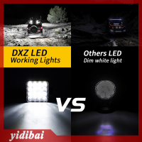 yidibai หลอดไฟ LED 48 W DC 12 24โวลต์6000K สำหรับรถยนต์รถบรรทุกอเนกประสงค์สีขาว