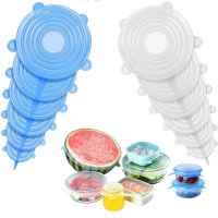 【cw】 Lid Silicone Food Cover Wrap Caps Cookware Bowl Microwave Lids Stretch Covers Accessories