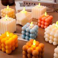 safe flameless Electronic candle Christmas wedding party luxury Led candles with batteries home decoration fake cube candles