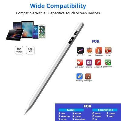 《Bottles electron》ปากกา Stylus สากลแสดงผลพลังงานดิจิตอลสำหรับโทรศัพท์แท็บเล็ต Android IOS ปากกาแบบสัมผัสสำหรับ iPad Pro Air 4 Huawei ดินสอ Samsung