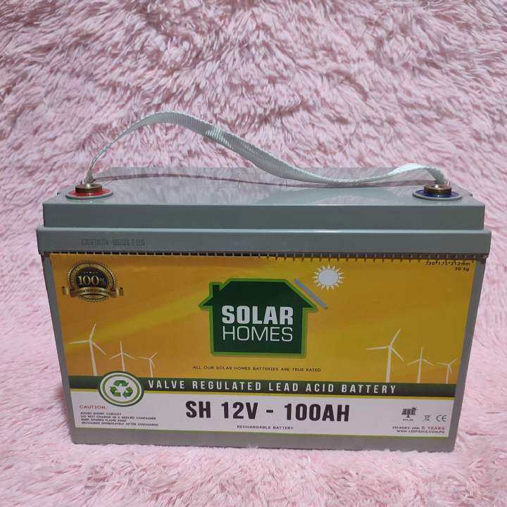 Solar Battery Gel Battery Deep Cycle Vrla Lead Acid 12v 100ah Lazada Ph 2726