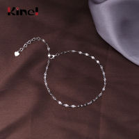 Kinel Hot Sale Simple Bracelet On The Leg Real 925 Sterling Silver Womens Anklets for Foot Jewelry Silver Female Leg Chain