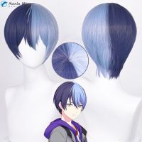 High Quality Aoyagi Toya Shinonome Akito Cosplay Wig Heat Resistant Hair Vivid BAD SQUAD Halloween Men Anime Wigs + Wig Cap