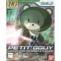 Bandai Gundam กันดั้ม High Grade HGPG 1/144 Petitgguy Lockon Stratos Green &amp; Placard