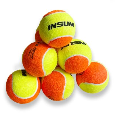 INSUM 6/12Pcs Tennis Balls Practice 50 Pressure Training for Padel