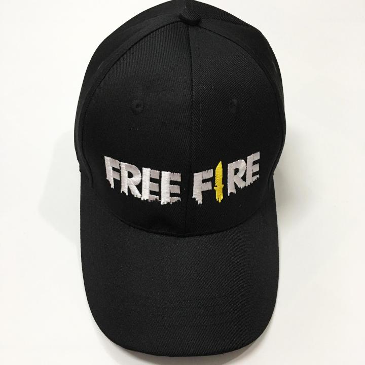 Nón kết thêu logo Game Free Fire màu đen - Mũ Lưỡi Trai MT146 ...