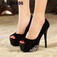 new ultra high summer female sandals cm waterproof fine nightclubs with fish mouth shoes bride wedding shoe suede