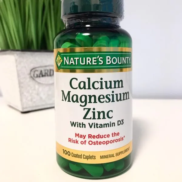 Nature's Bounty, Calcium Magnesium Zinc with Vitamin D3, 100 Coated