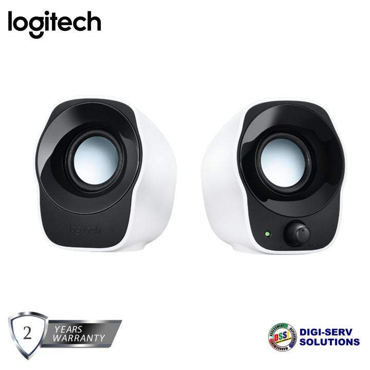 Logitech Z120 Compact Stereo Speakers For Your Desktop/Laptop Speakers (White) Lazada PH